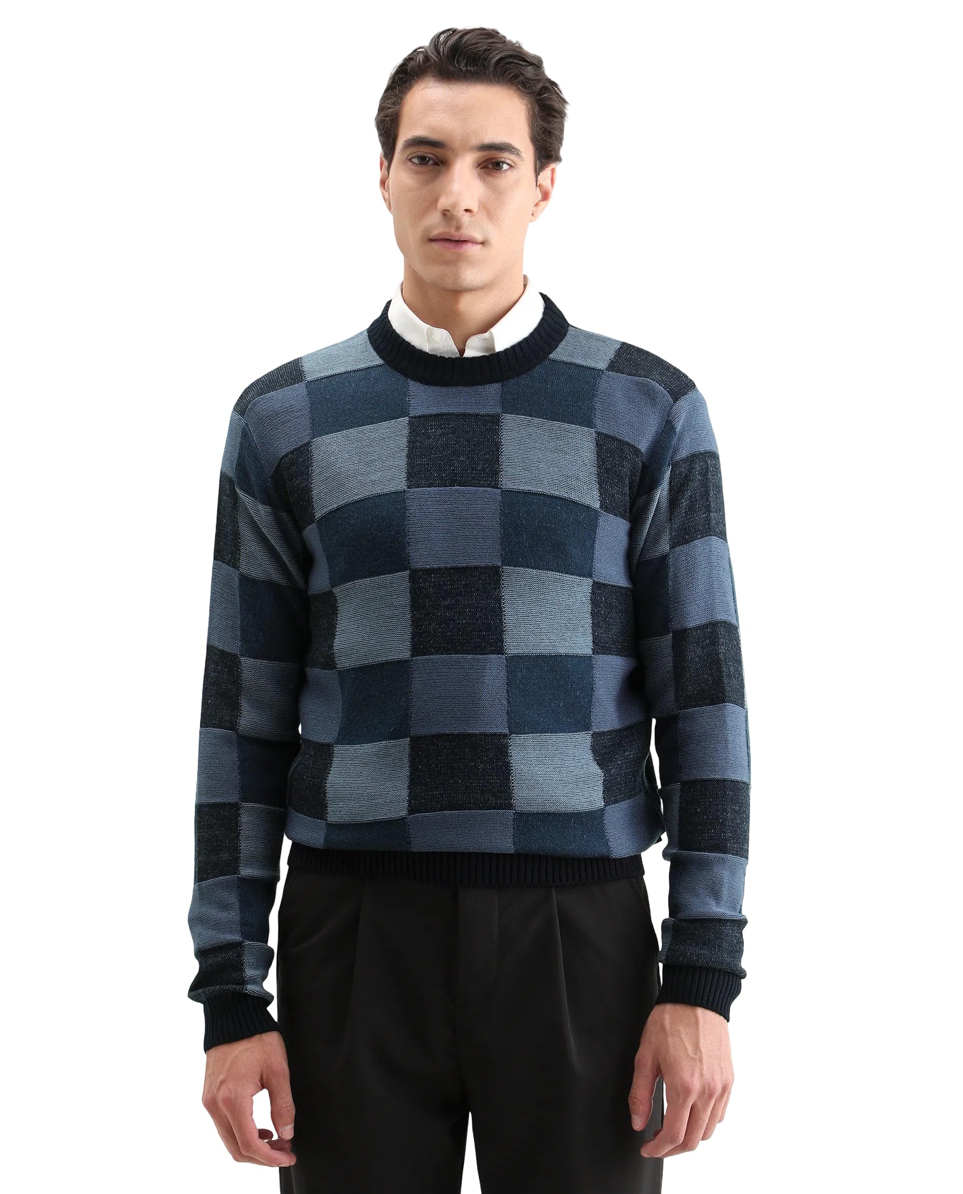 Regular fit Jacquard Sweater-image-7