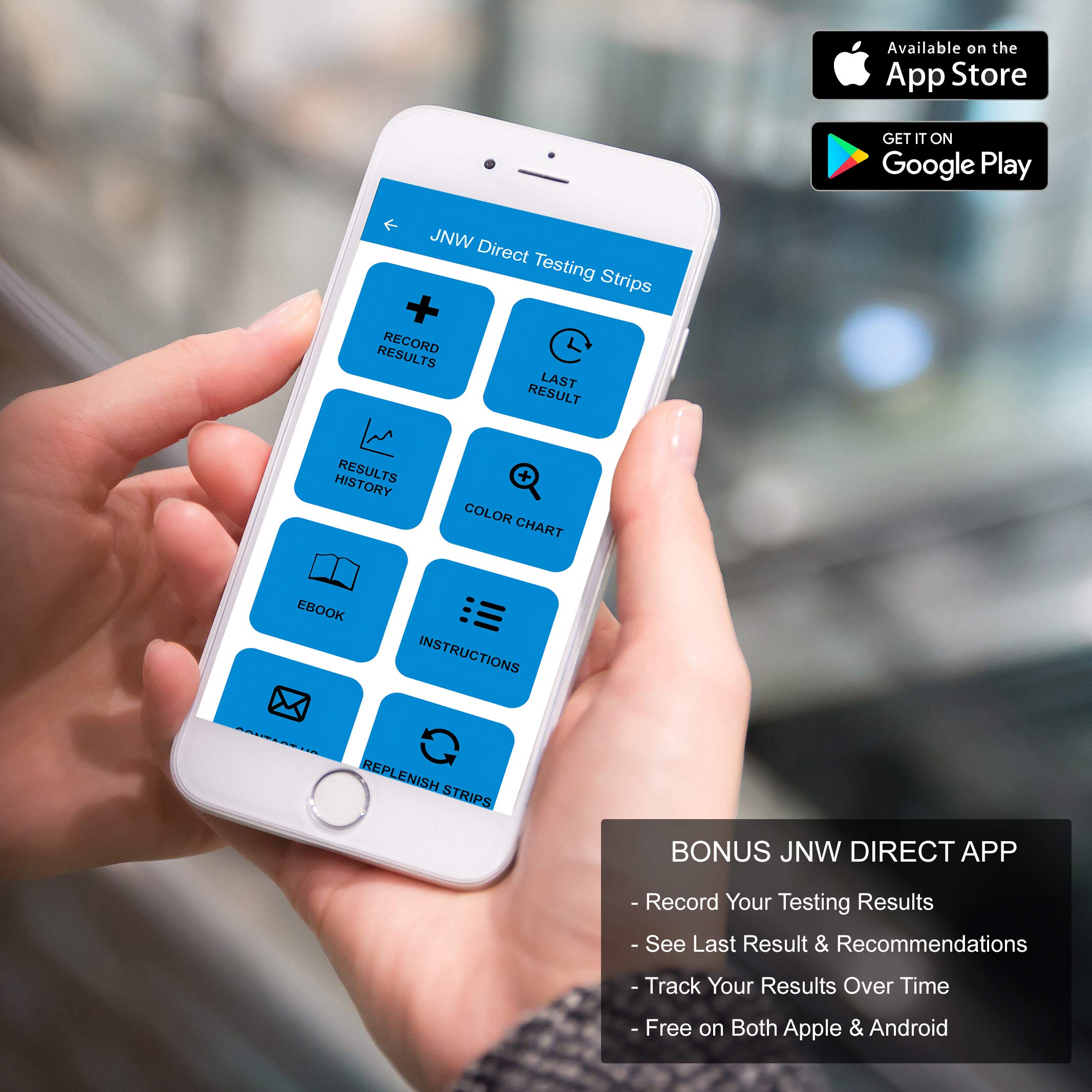 JNW Direct Ketone Test Strips, 150 Urinalysis Keto Test Strips for