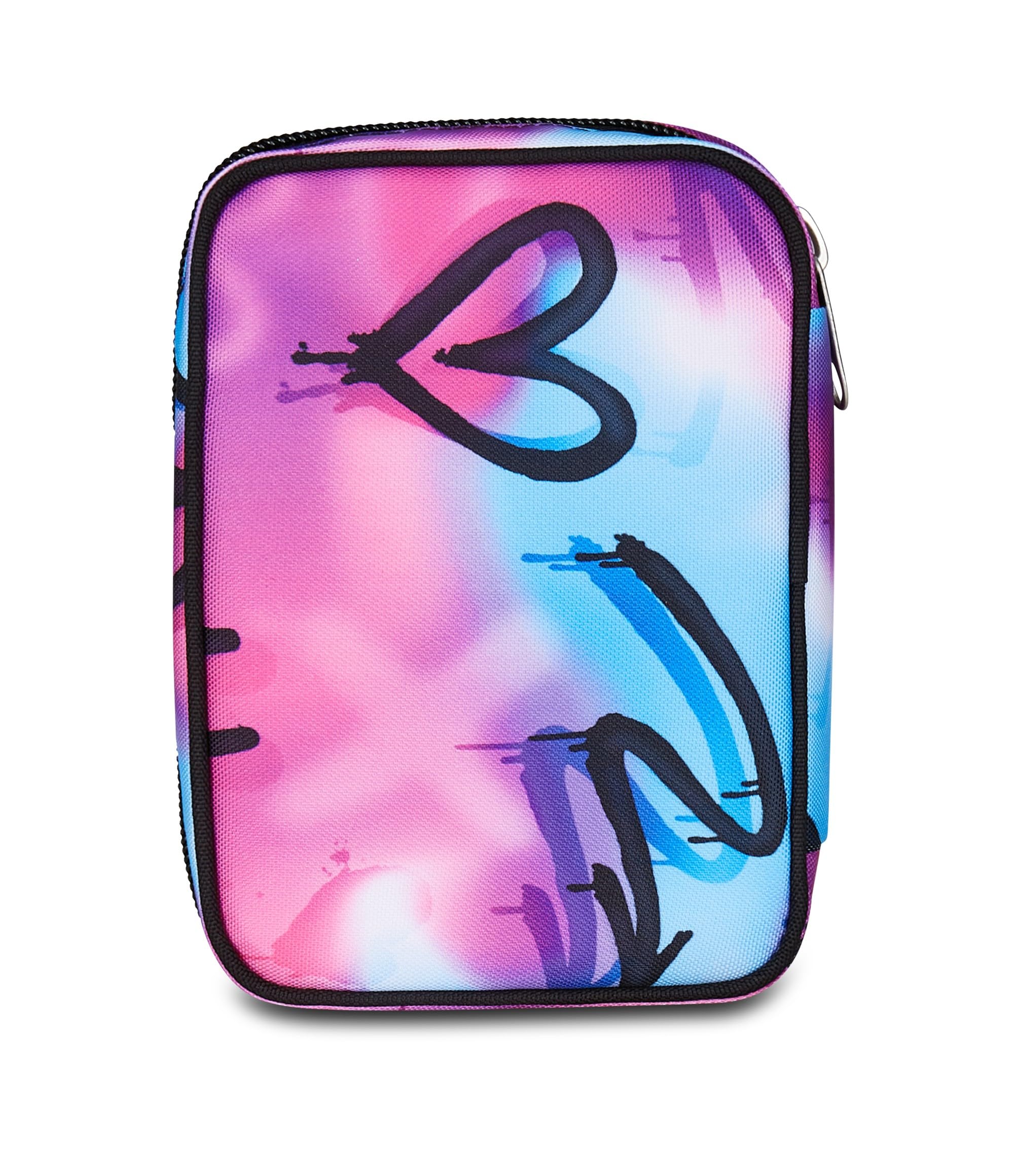 Seven Astuccio Scuola Elementare, 1 Zip, con Matite, Pennarelli, Penne, Speed Pad, Bambina, Ragazza, viola blu