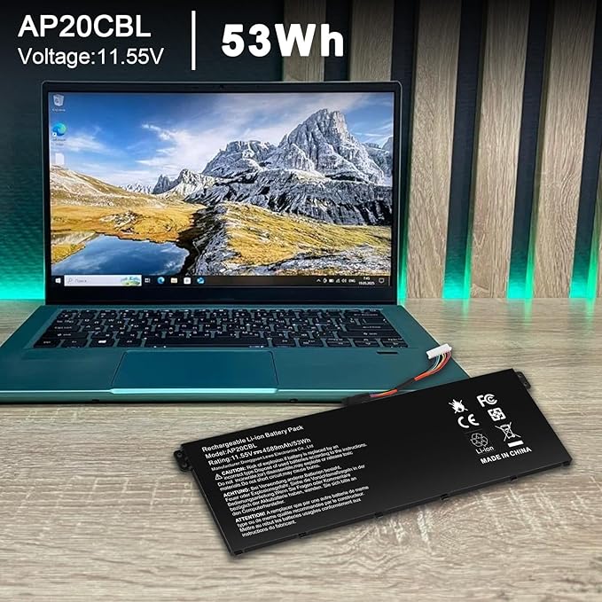 Batería AP20CBL Futurebatt 53Wh 11.55V para Acer Aspire Swift miniatura 9