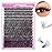 Lash Clusters 12-18mm Mix Individual Lashes Cluster Black Volume Eyelash Clusters Long Individual Lash Extensions C Curl Cluster Lashes DIY Eyelash Extension (30D-0.07C, 12-18mm)