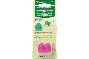 Clover Flexible Rubber Embroidery Needle Gripper Thimble