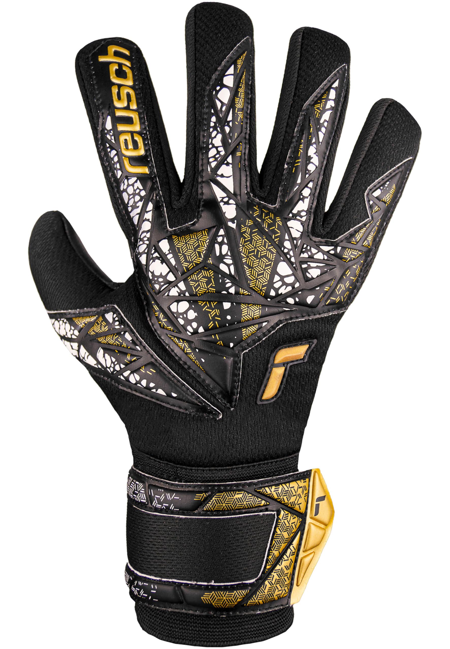 Reusch Attrakt Silver NC Finger Support Junior dziecięce rękawice bramkarskie z ochroną palców z ochroną palców, 6
