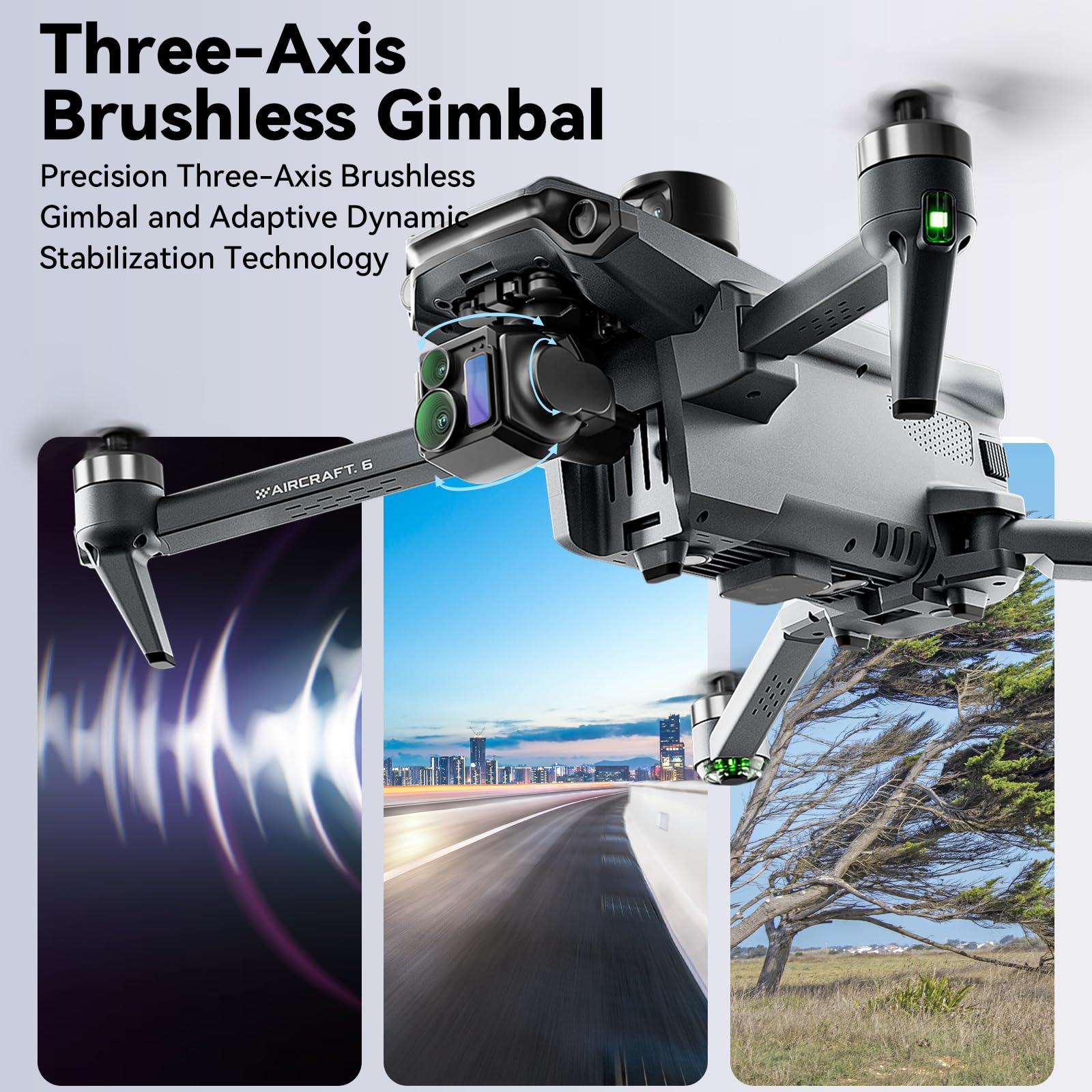 8K Pro Drone, 6KM Range, 3-Axis Gimbal, AI Obstacle Avoidance, 5G Transmission, Payload Dropper