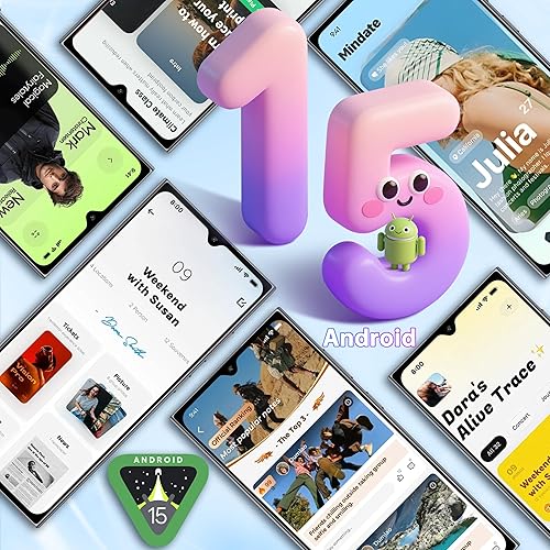 Miniatura 3 de OUKITEL C61 Pro Teléfono celular desbloqueado - 24GB+256GBSD 1TB Android 15 Teléfonos, pantalla HD+ de 6.88", teléfonos con batería de 5150mAh,