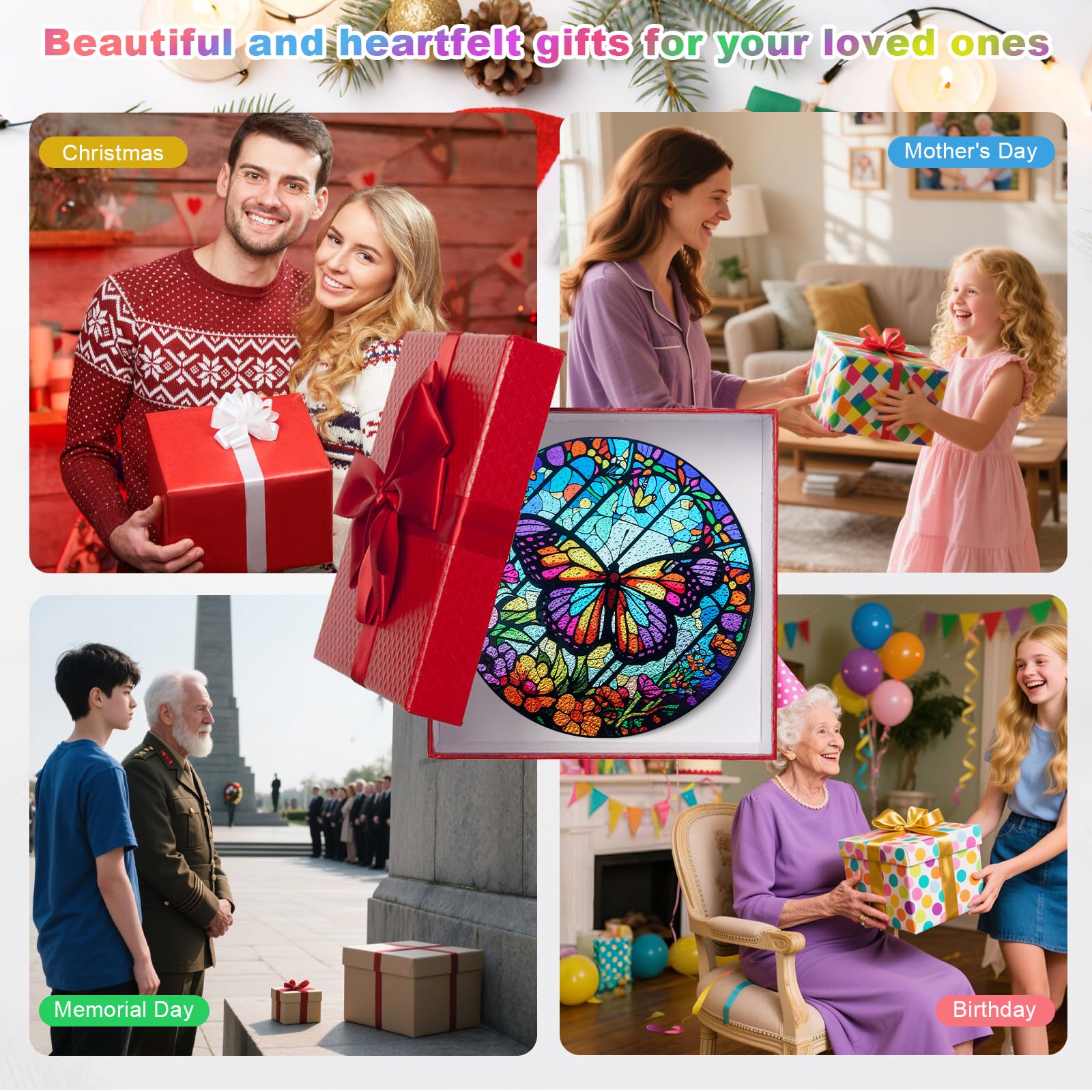 Attrape-soleil En Vitrail à Suspendre, Attrape-soleil Phénix