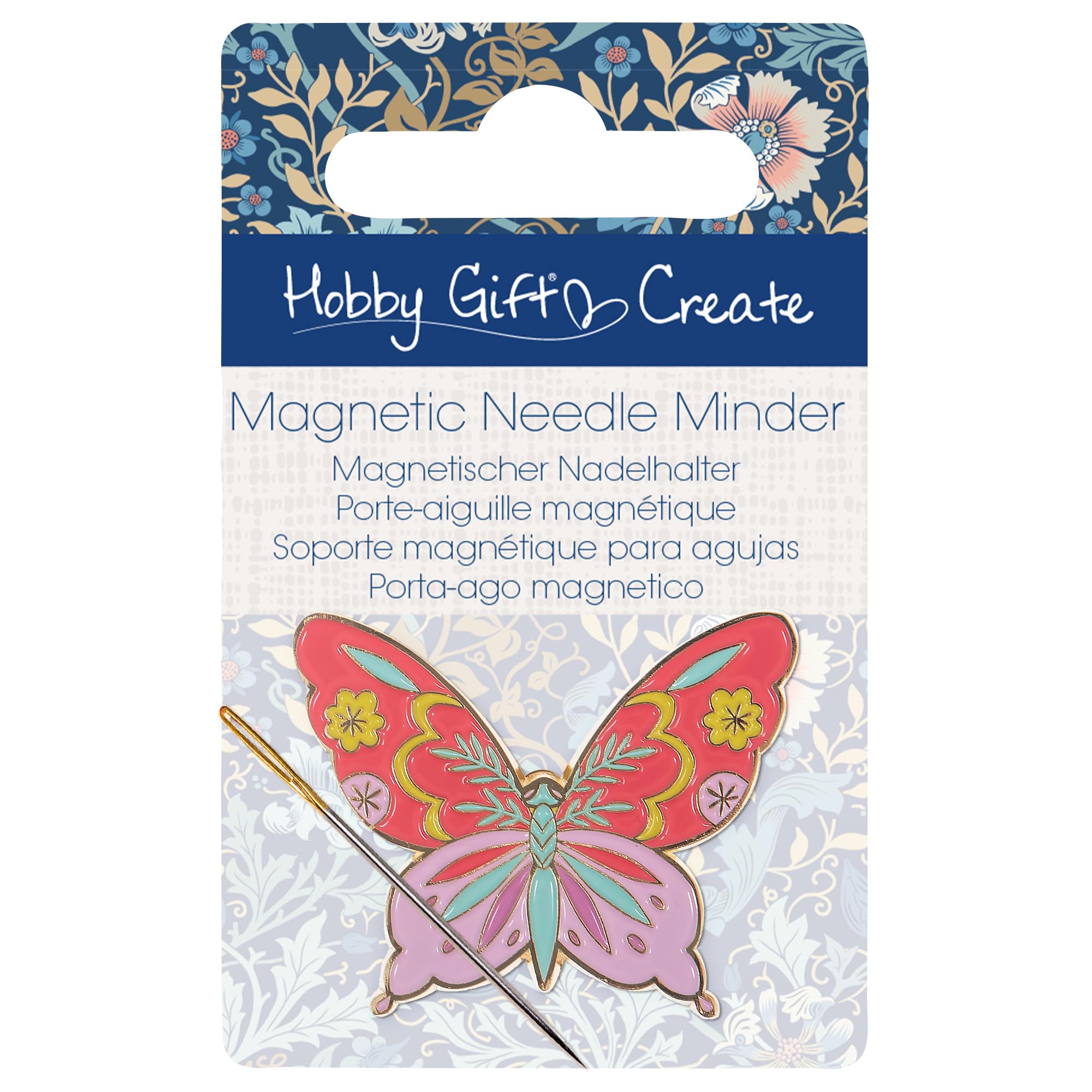 Hobby Gift Magnetic Needle Minder, Cross Stitch Accessories - Butterfly