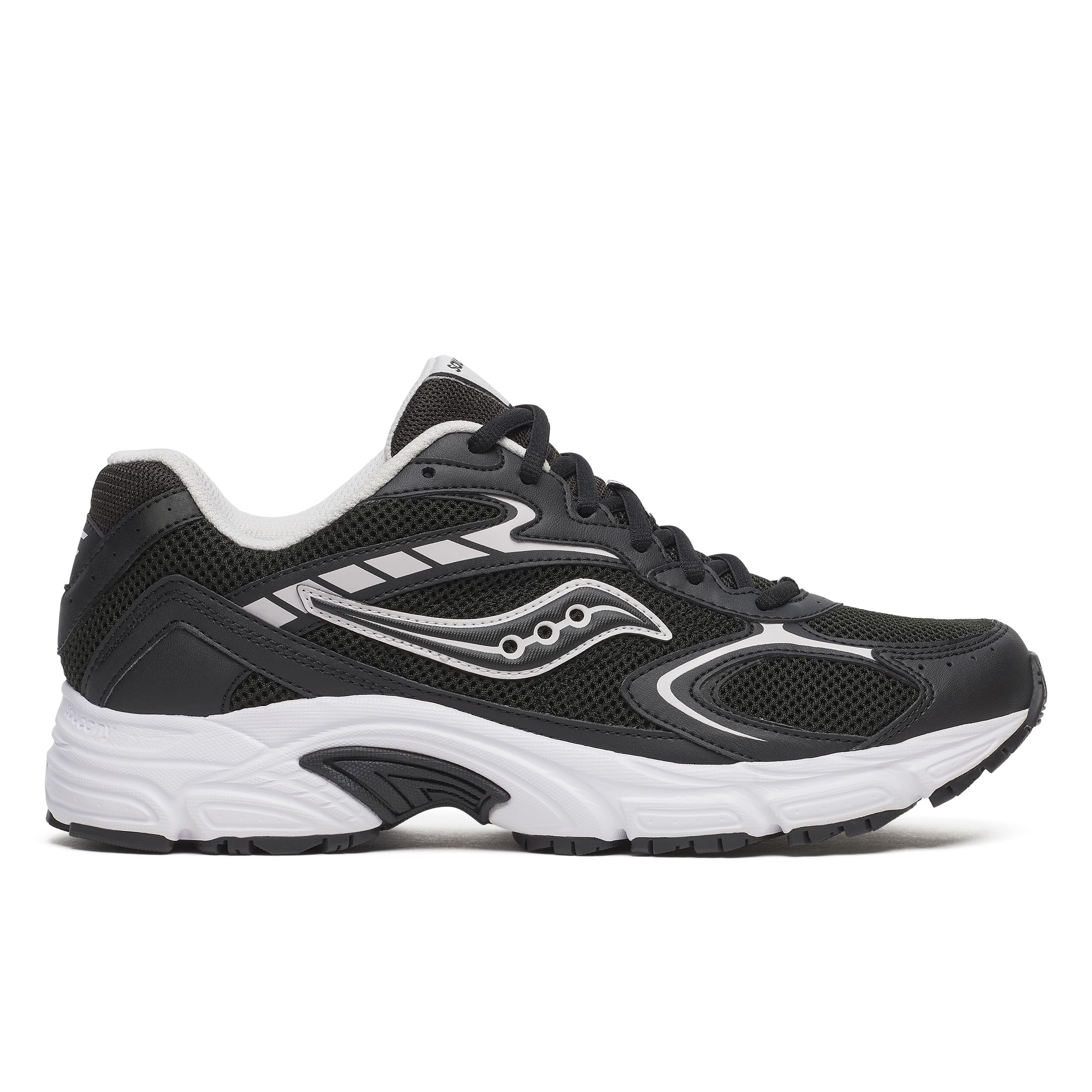 Saucony Unisex Tempest Sneaker Trainer Shoe,Black/Cloud, 10