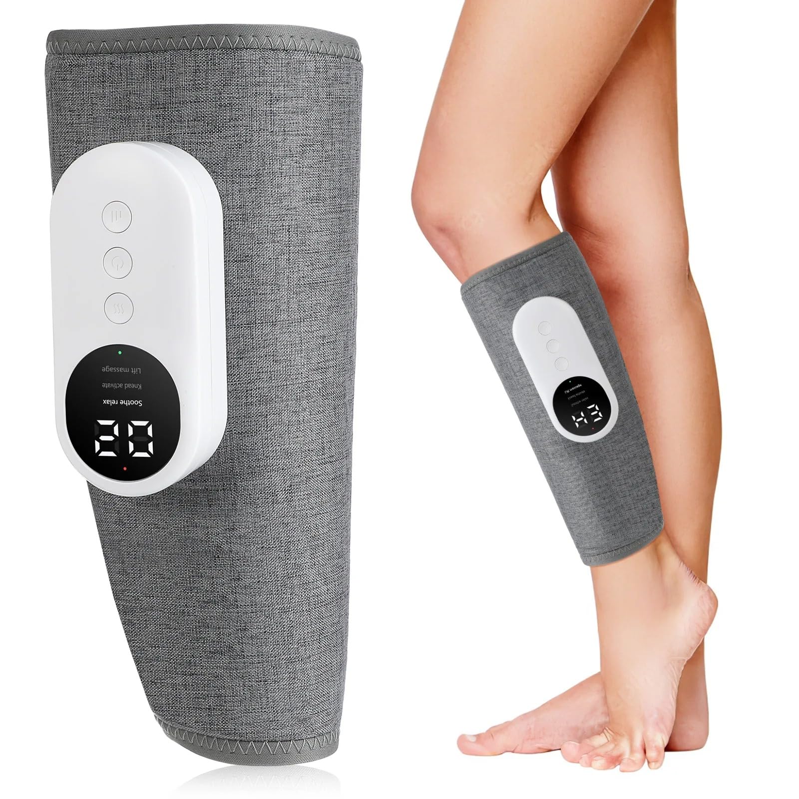 amiciCare Leg Massager, Air Pressure Calf Massager with 3 Working Mode and Hot Compress (B0CV5D47K1) Amazon Price History, Amazon Price Tracker