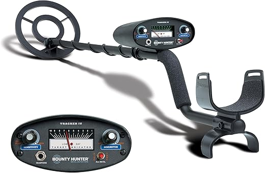 Bounty Hunter TK4 Tracker IV Metal Detector β All-Terrain Gold, Silver, Coin & Relic Finder with 8" Waterproof Coil, 3 Detection Modes β for Adults & Kids β Made in USA