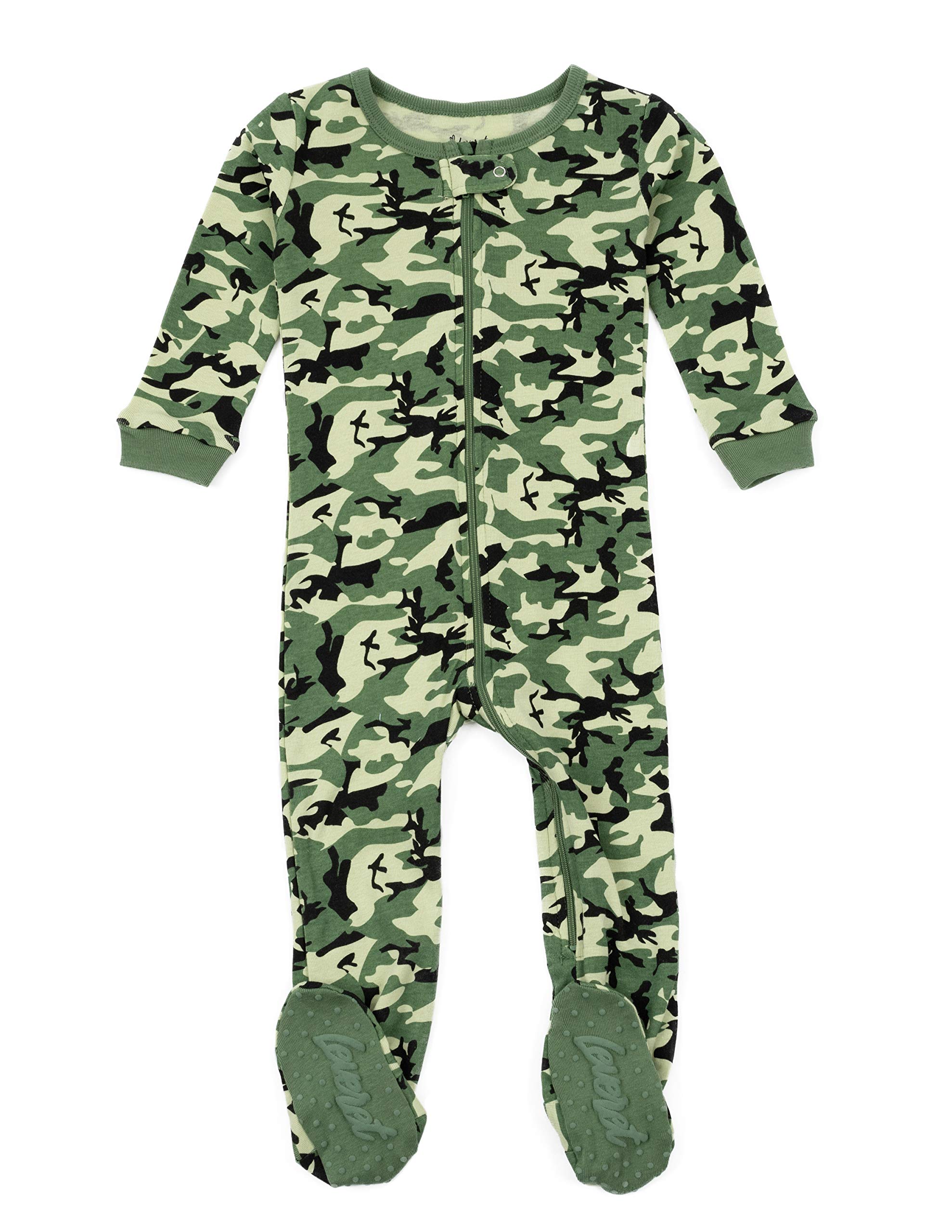 Leveret Kids & Toddler Footed Pajamas Boys Girls 100% Cotton Helicopter Red (Size 6-12 Months)