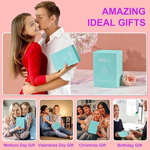 Miniatura 2 de Wisolt Regalos de cumpleaños para mujeres, regalos para el día de la madre, taza de té de vidrio esmaltado, regalos para ella, mamá, abuela,