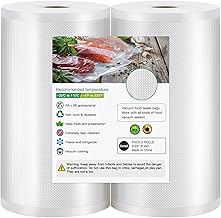 BoxLegend Vacuum Sealer Bags, 2 Rolls 8''x50' Food Saver Bags. Commercial Grade, BPA Free, Heavy Duty, Great for vac Storage, Meal Prep or Sous Vide