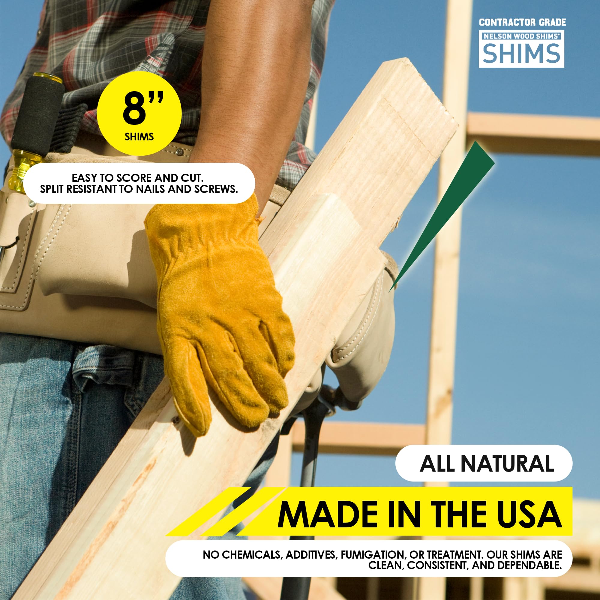 Nelson Wood Shims - Contractor Grade (56 Count) -5
