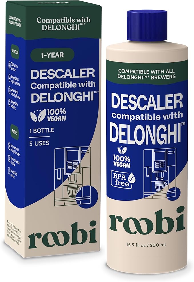 Roobi Descaling Solution - Best descaler for DeLonghi coffee machines