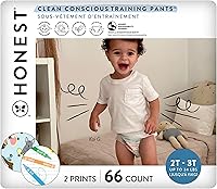 Vista 15 de The Honest Company Clean Conscious - Pantalones de entrenamiento para pieles sensibles, hipoalergénicos, sin fragancia, Magical Moments Butterfly