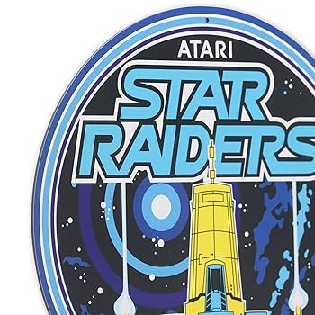 Amazon.com: Atari Star Raiders Logo Round Metal Sign