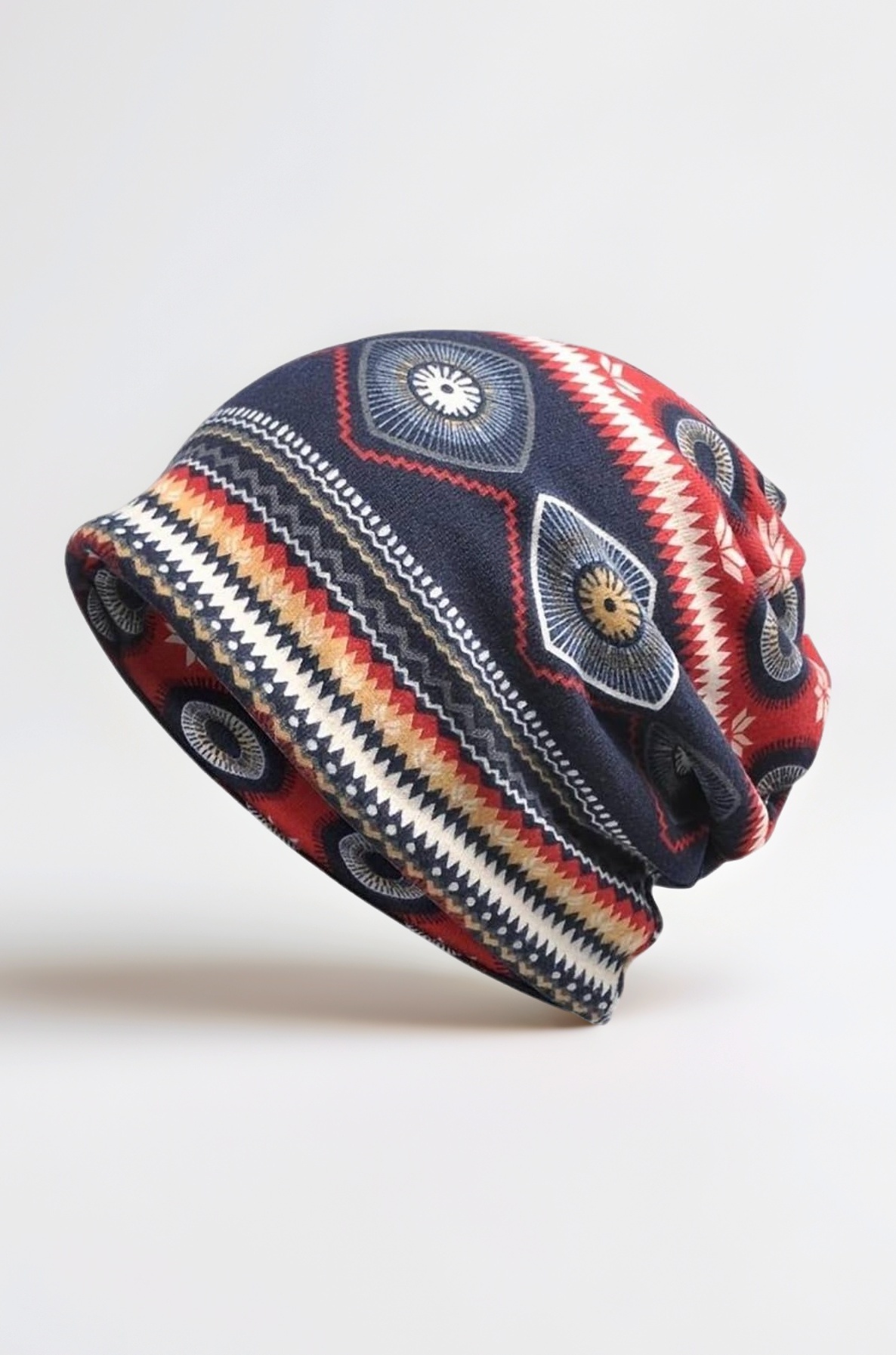 Youstylo Men's Women's Slouchy Blended Cotton Summer Winter Beanie Skull Multicolor Cap - SB3035 (Free Size)