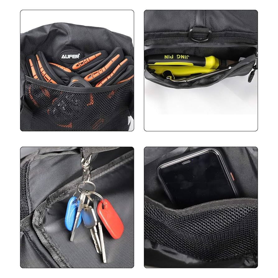 Amazon | AUFER オートバイ シート下サイドフレーム 整理収納