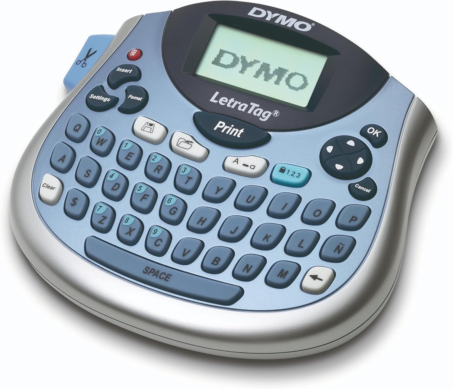 DYMO LetraTag Bundle, Handheld 100T Printer, Portable, QWERTY Keyboard, Includes 13ft Black on White Labels and 13ft Black on Clear Labels - Home Organization, Crafting, Labeling - Image 2