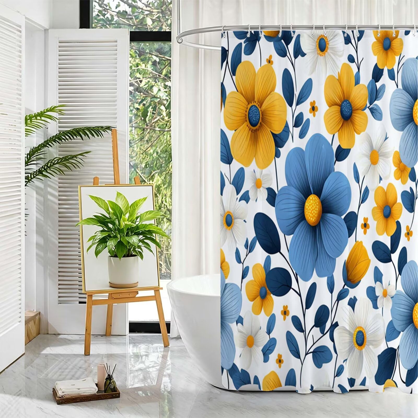 Tenda da Doccia blu, Tenda Doccia 150x200cm L-65