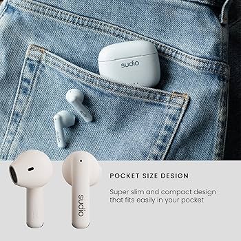 Amazon.co.jp: SUDIO A1 (スノーホワイト) ワイヤレスイヤホン