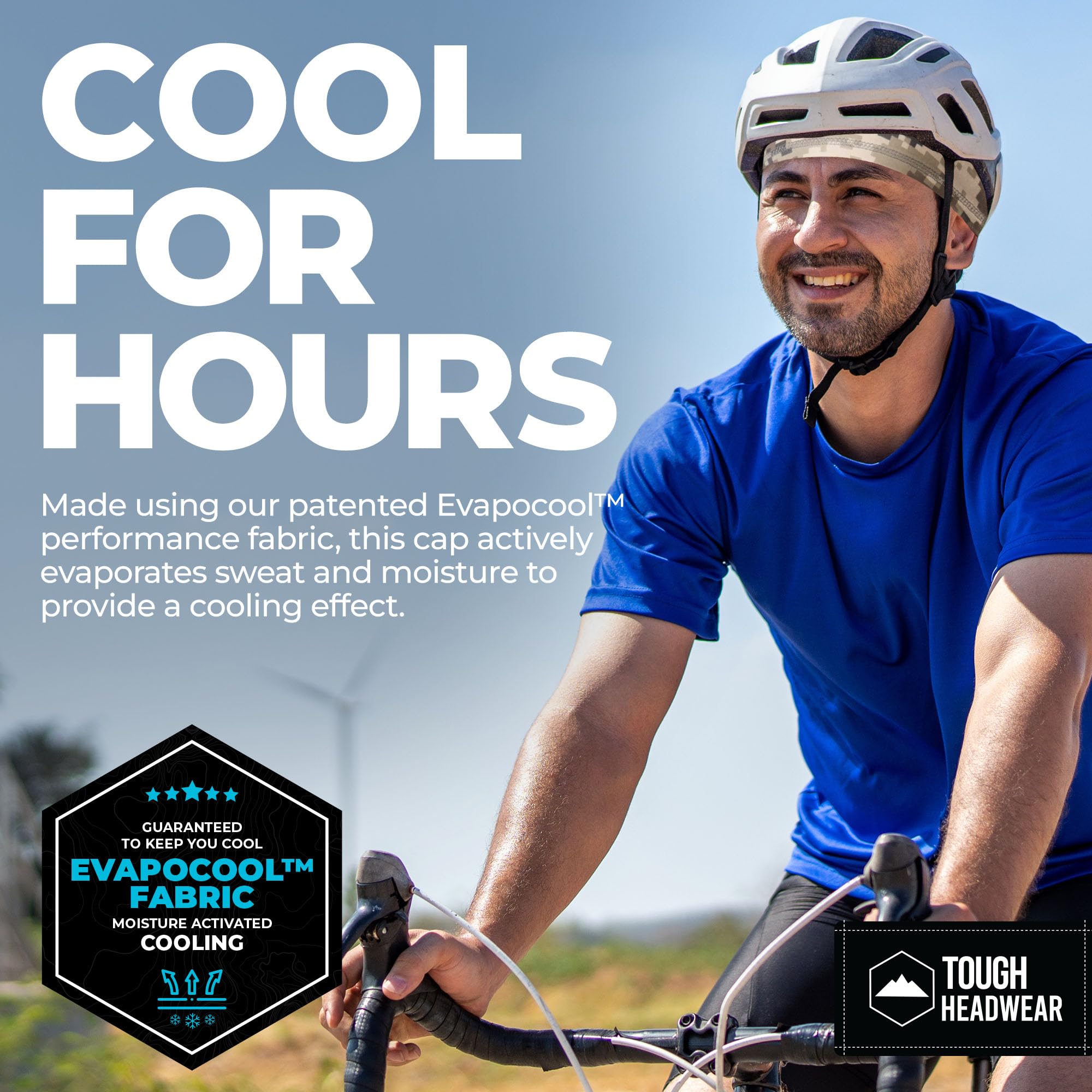 Doublure de casque rafraîchissante pour homme – Pour moto, vélo, football et doublure rigide – Absorbe la transpiration