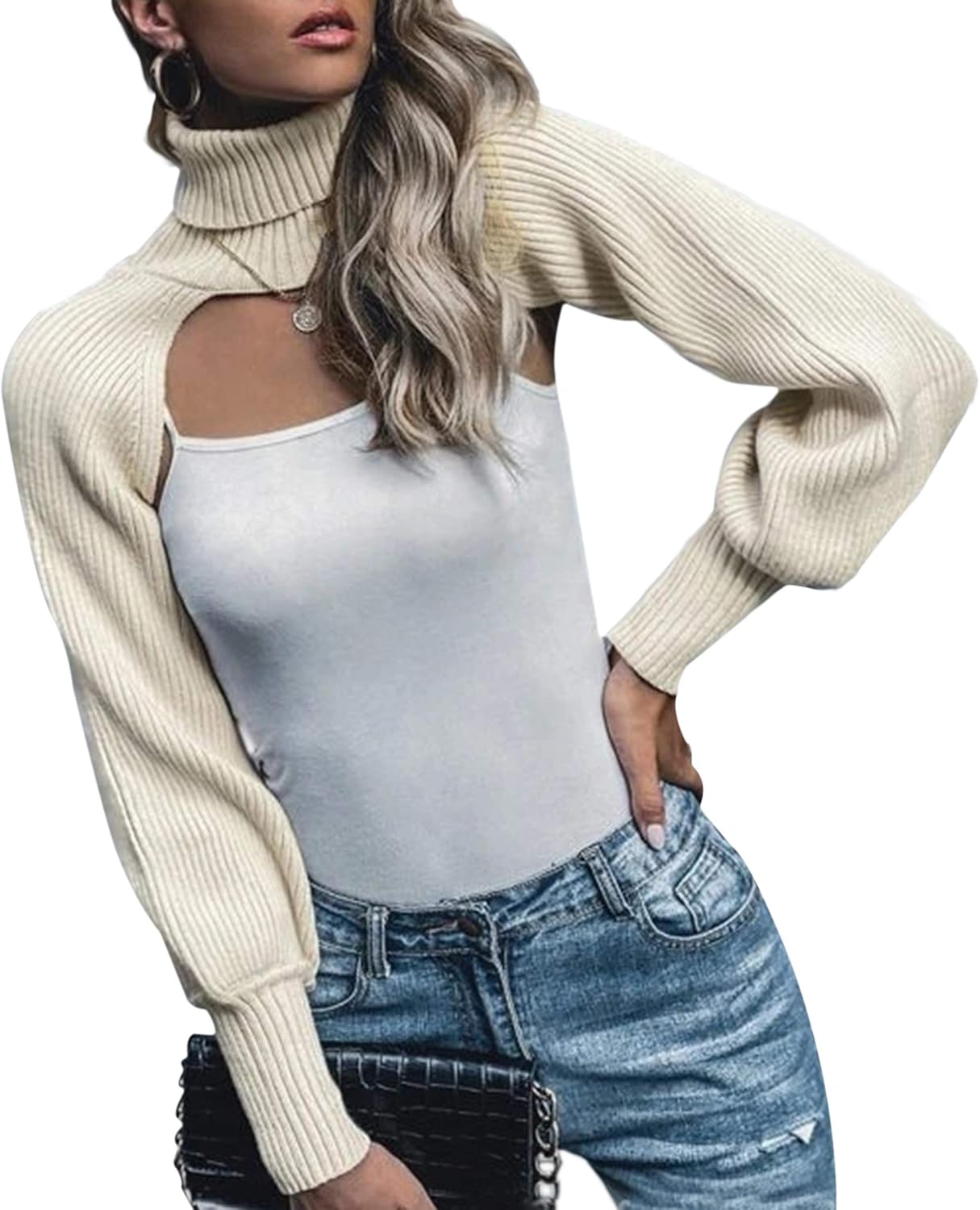 Super crop turtleneck Clearance