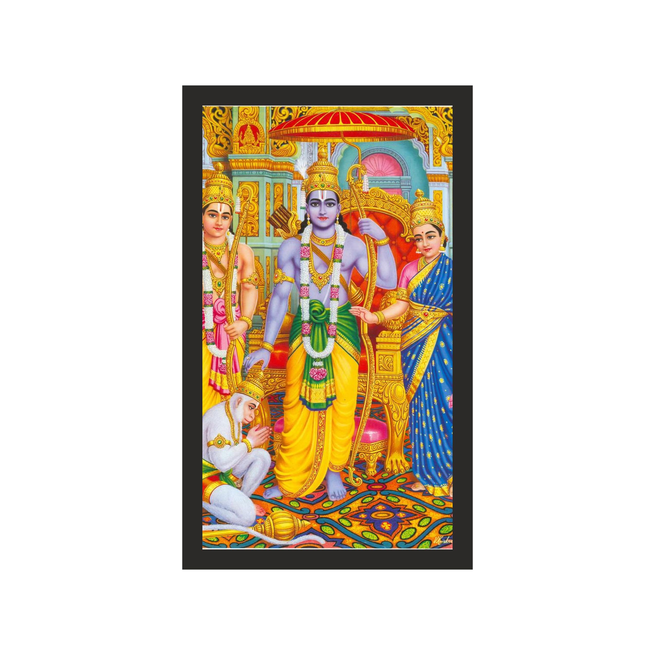 Ram Darbar: The Ultimate Gift of Faith - 36x60 Inches