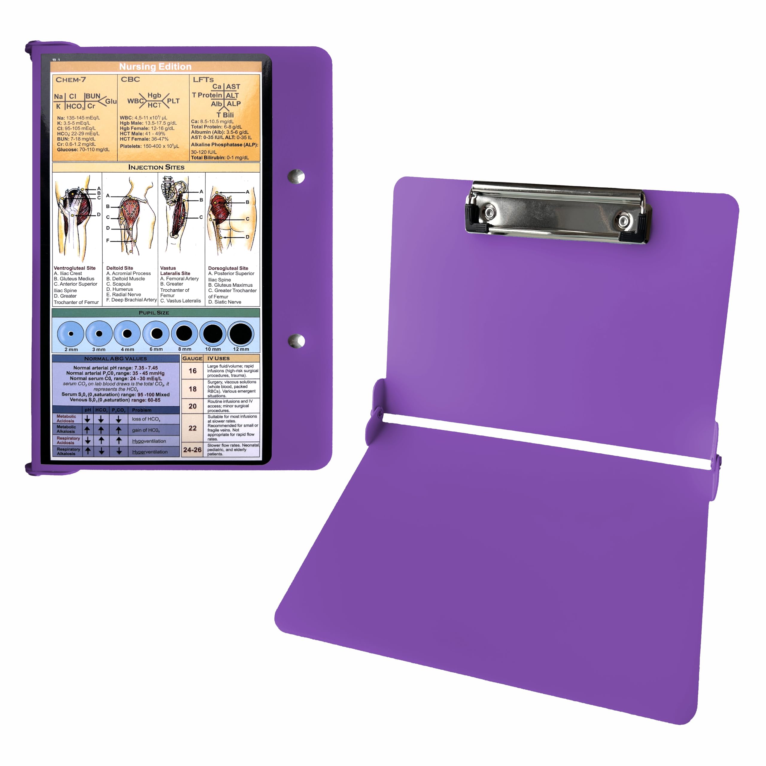 CLINIC NOTE　235、238、240、241　4冊 Foldable Clipboard Nursing Clipboard Lightweight Aluminum