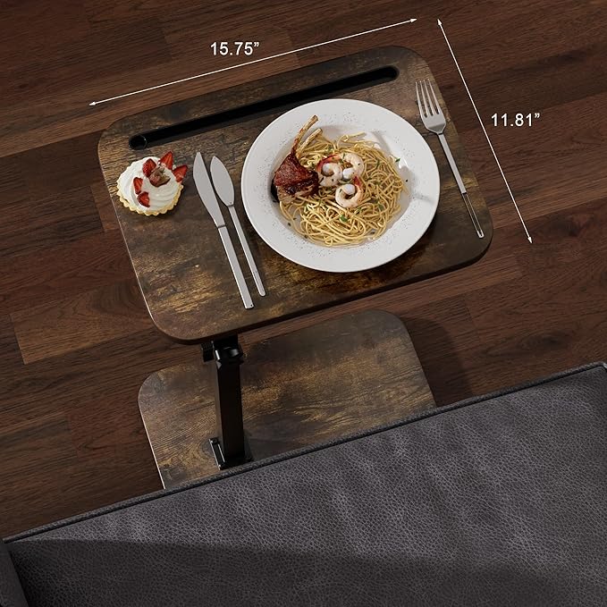 Mesa Auxiliar Giratoria para Sofá - Ajustable en Altura con miniatura 2