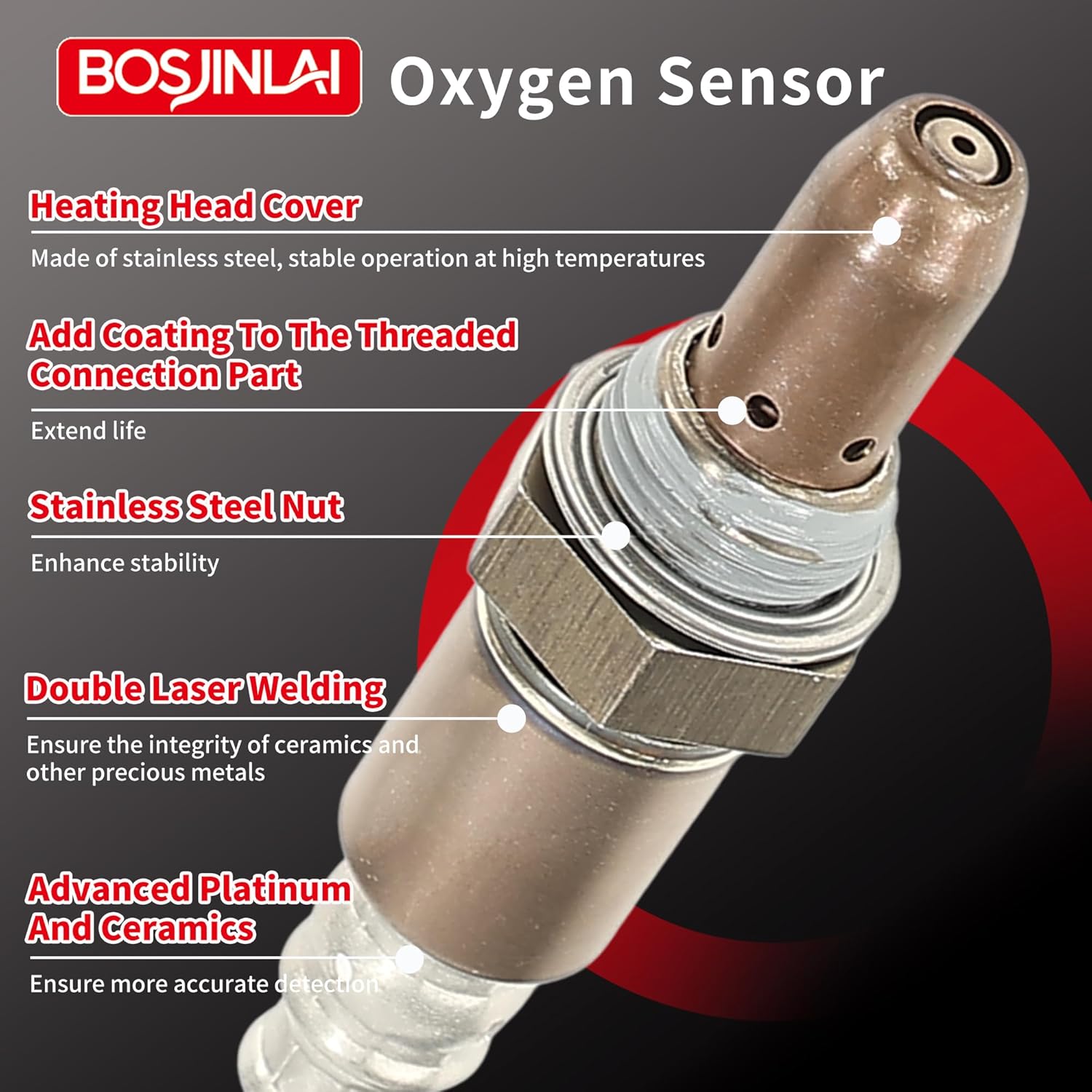 O2 Oxygen Sensor Upstream Downstream for Nissan Maxima 3.5L V6 2009, for Nissan Altima 2.5L L4 2008-2010 3.5L V6 2008-2009 2Pcs