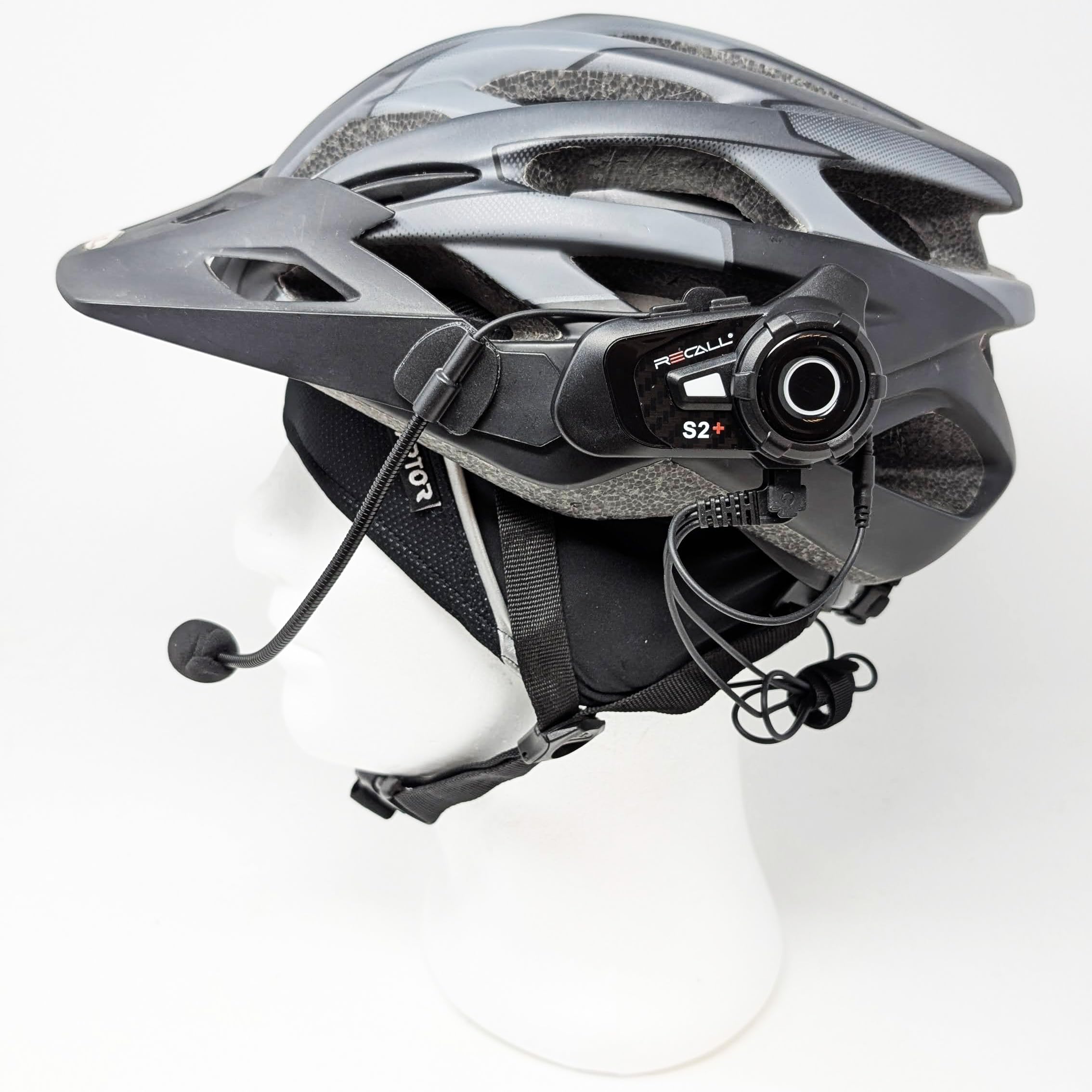Recall S2+ Fahrradsprechanlage, Bluetooth 5.1, Helm, Kommunikation, Sprech-Headset, 6 Fahrer, 1000 m Reichweite, FM-Radio, Musikteilung, Sprach-Chat, Gruppenreiten Elektronik & Foto
