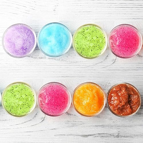 Vista 151 de 6 Pack 6oz Plastic Jars Containers with Lids Wide-mouth Refillable Leakproof Reusable Round Empty Jars for Travel Cosmetic Dry Food Spice Candy Clear