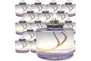 Hyoola 36-Hour Oil Candles, Disposable Liquid Paraffin Candles for Emergency or Home Use