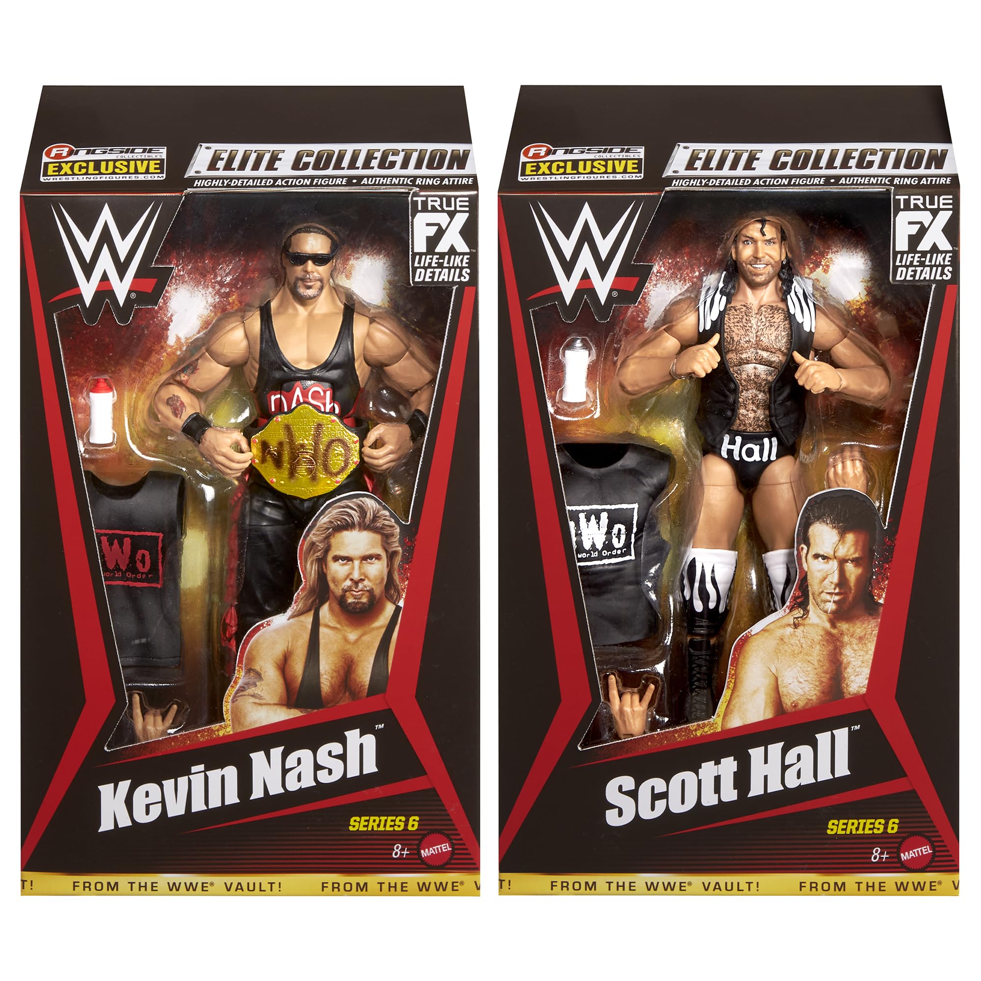 【ドジ郎】 WWE カクタスジャック&テリー2体セット Amazon.com: WWE Package Deal (Set of 2) NWO Kevin Nash & Scott