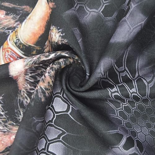 Miniatura 251 de Obacle - Media máscara de calavera, para protección contra el viento, el sol, sin costuras, 3D, para hombres, mujeres, duradera, delgada, Hombres