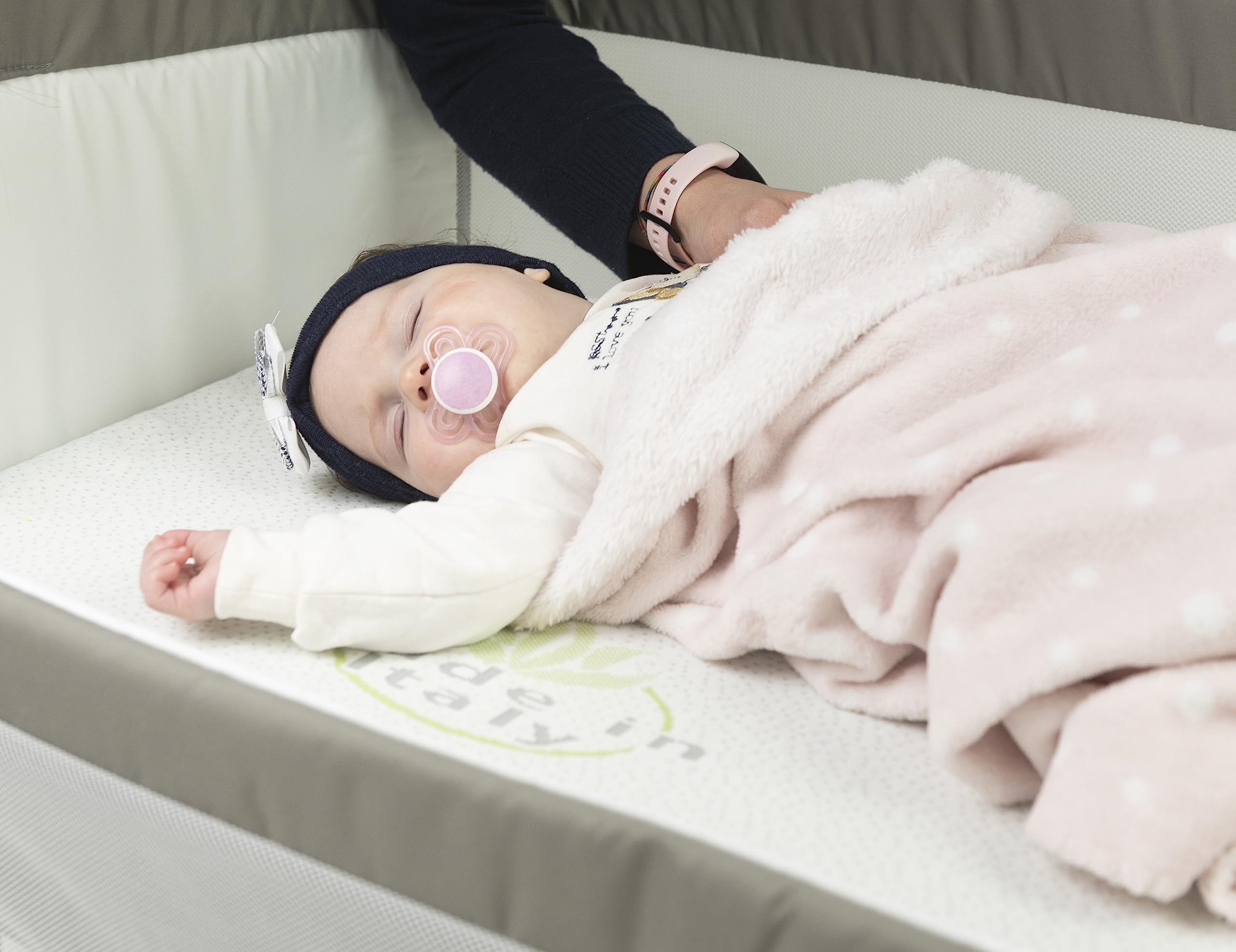 Babysanity - Colchón Next To Me desenfundable y transpirable con aloe conforme a la norma EN16890:2017, Chicco Lullago Kinderkraft Uno Jane Baby Side Cam Cullami Close To Me Brevi Nanna Oh Medidas 83