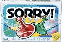 Hasbro Gaming Sorry! Classic Family Board Game for Kids & Adults, 2-4 Players Ages 6+ (Amazon Exclusive)