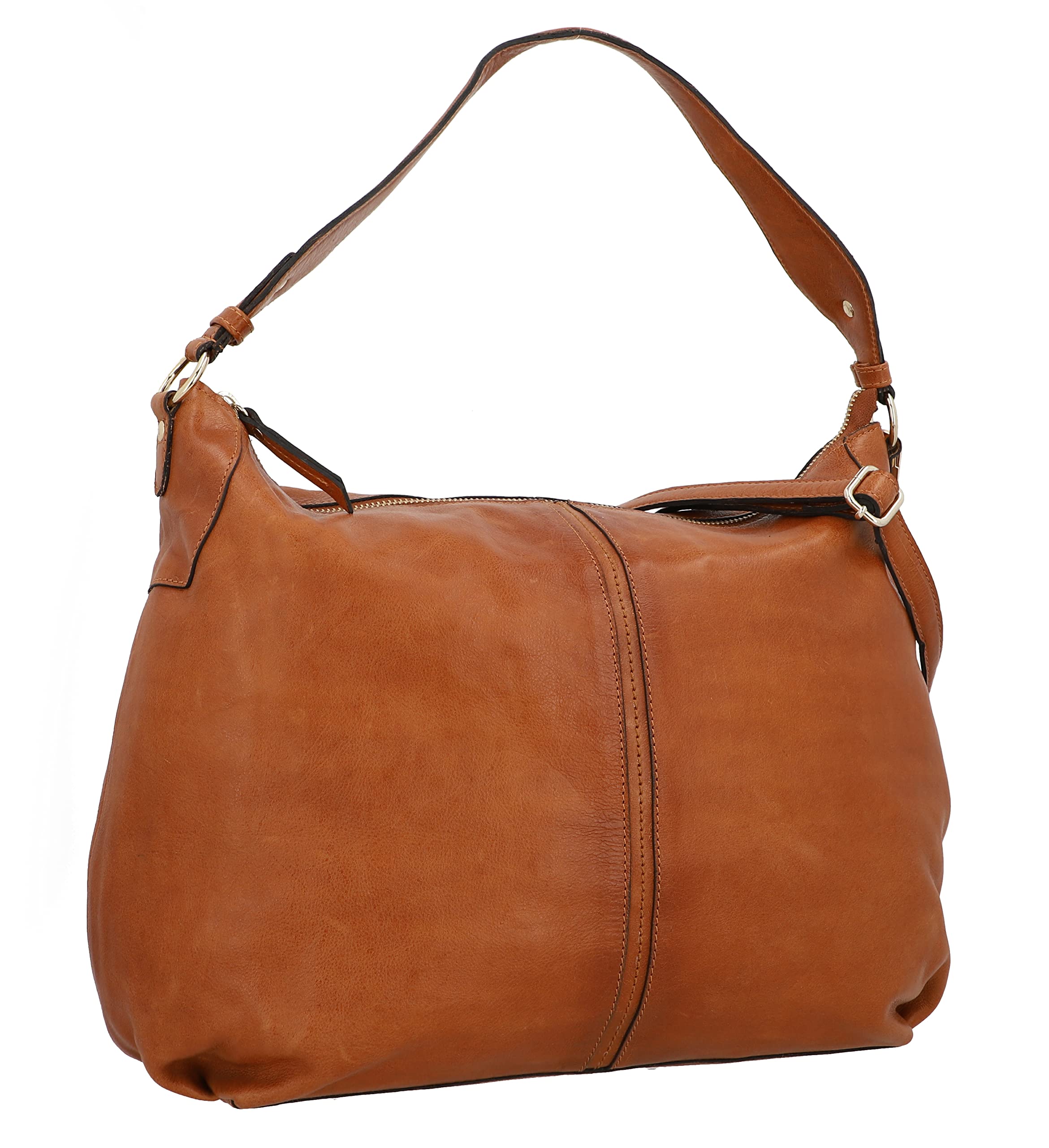 Gusti Shopper Leder - Hannah Damen Handtasche Umhängetasche Riementasche Schultertasche Unitasche Bag Shopping Tasche Ledertasche Leder