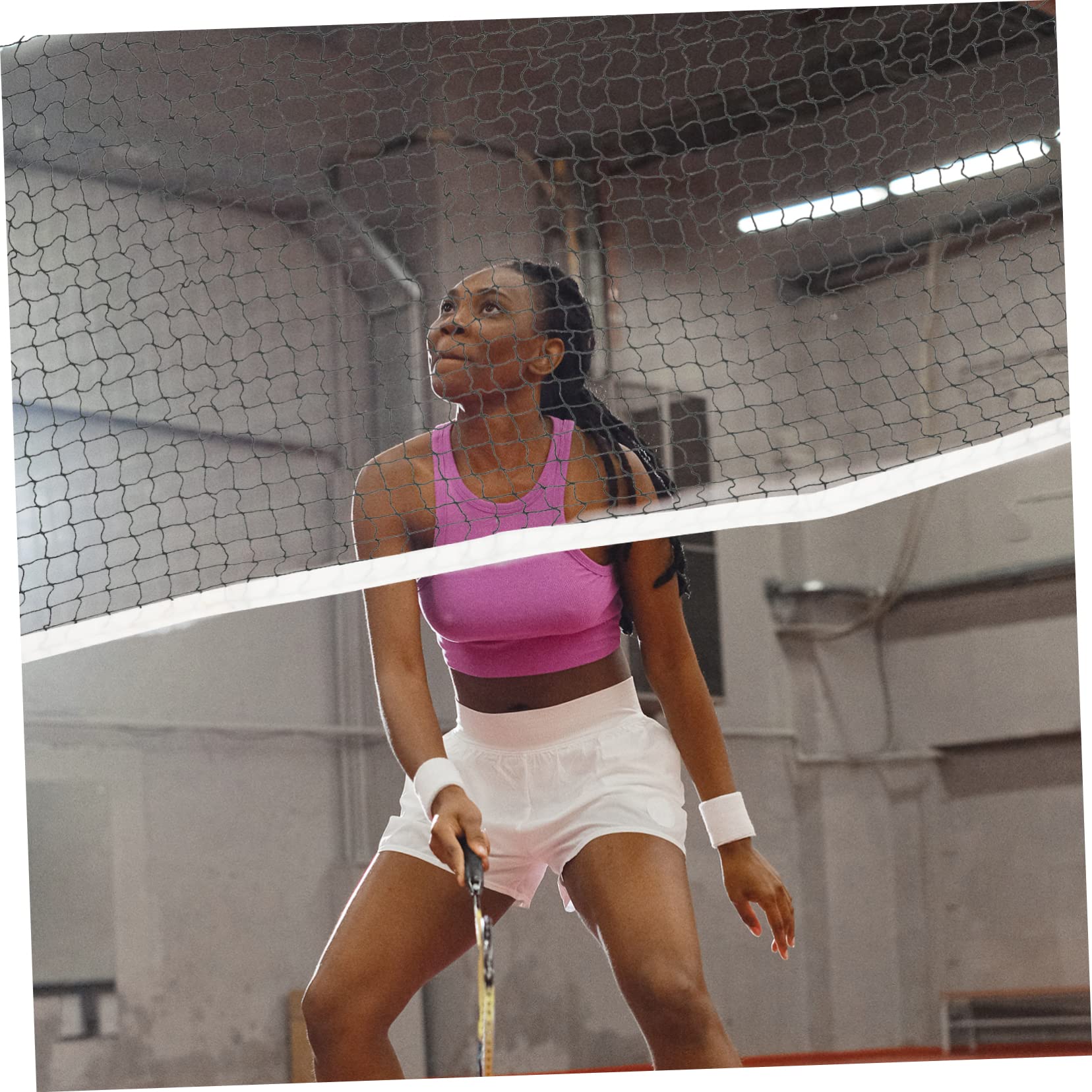 Balacoo Indoor/Outdoor Badminton Net Portable Compact Polypropylene Fiber Volleyball Net