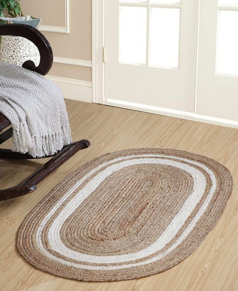 Amazon.co.uk oval jute rug