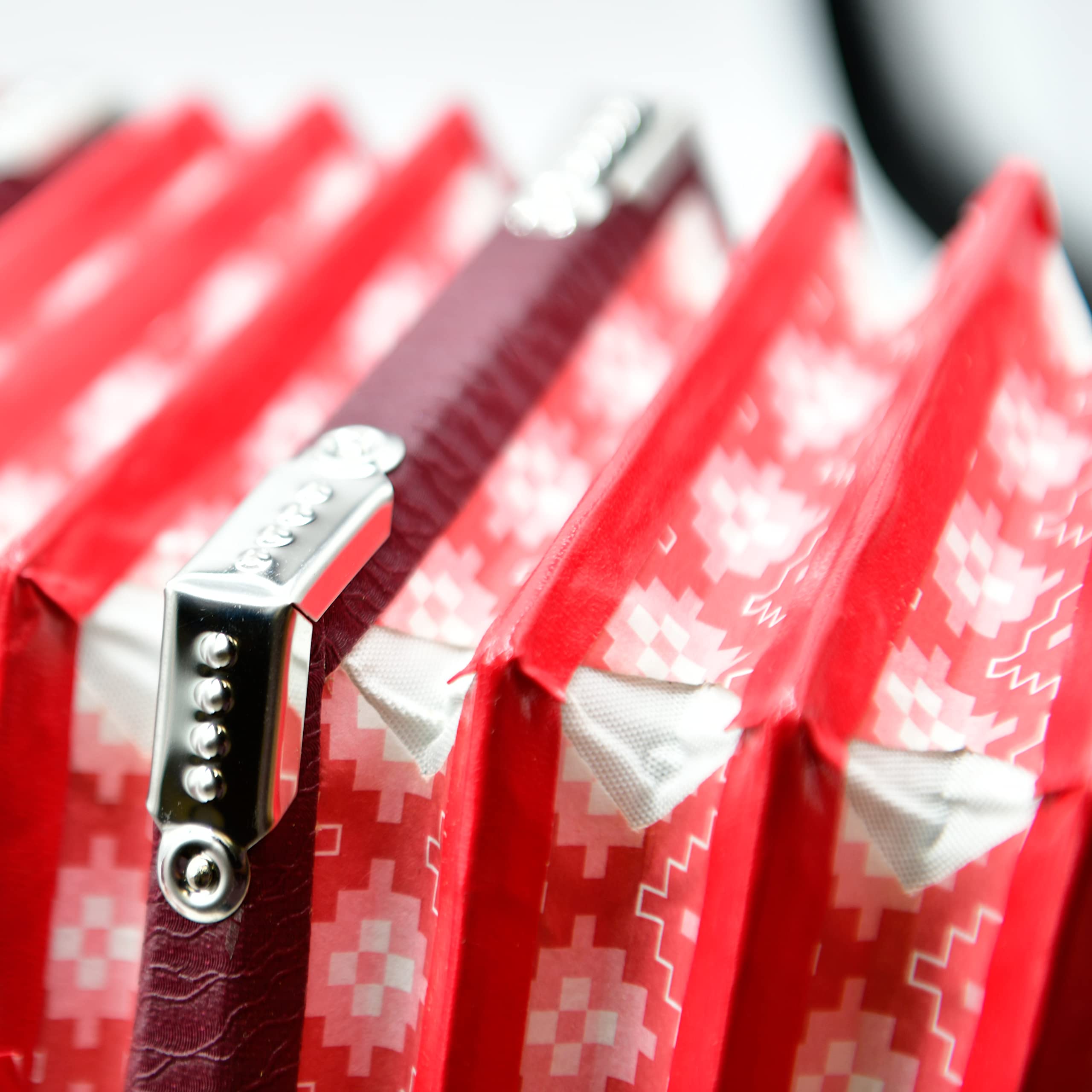 Trinity College, 20-Key Concertina (AP-20A), Red Pearloid - Image 4
