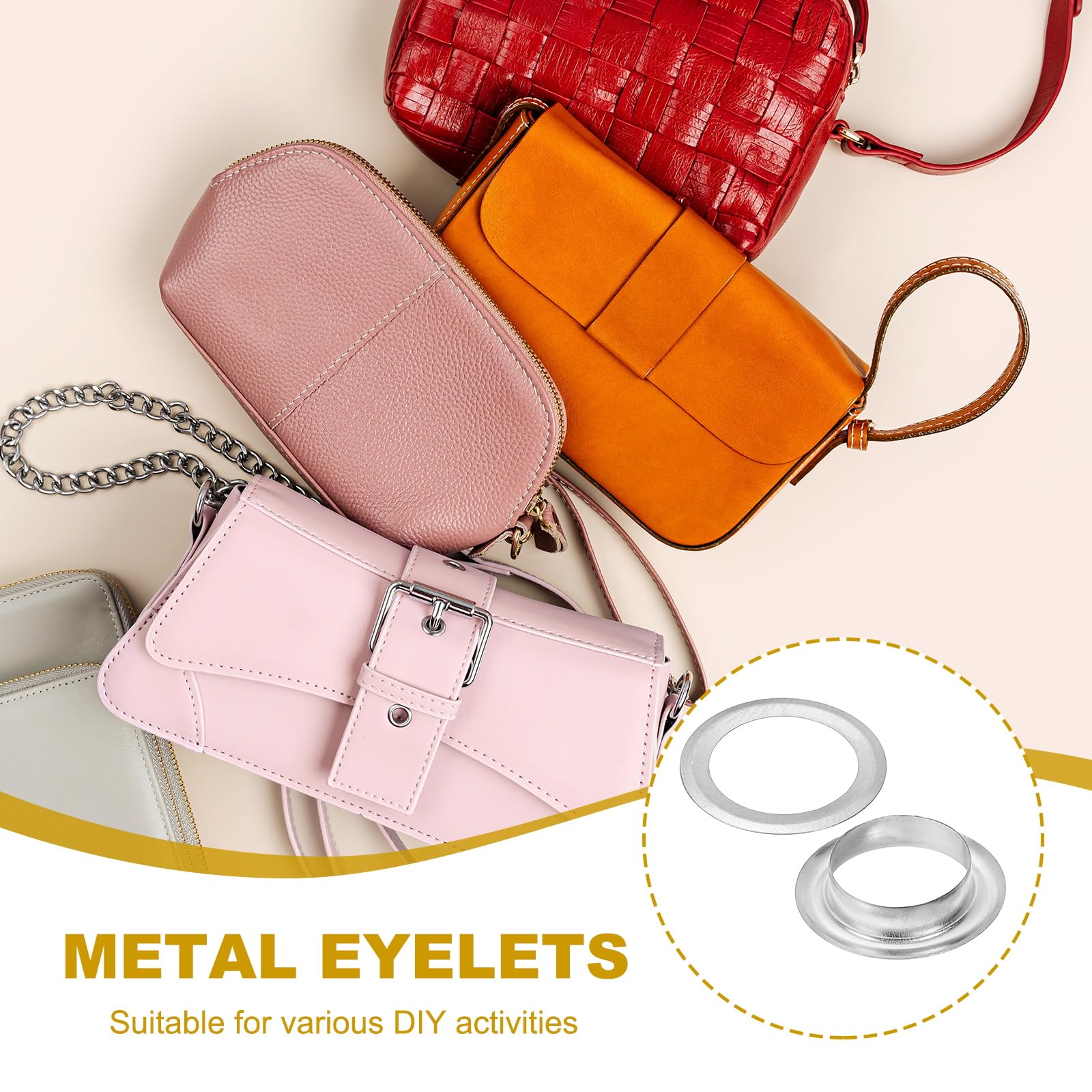 PATIKIL 10mm/3/8" Metal Eyelets - Image 4