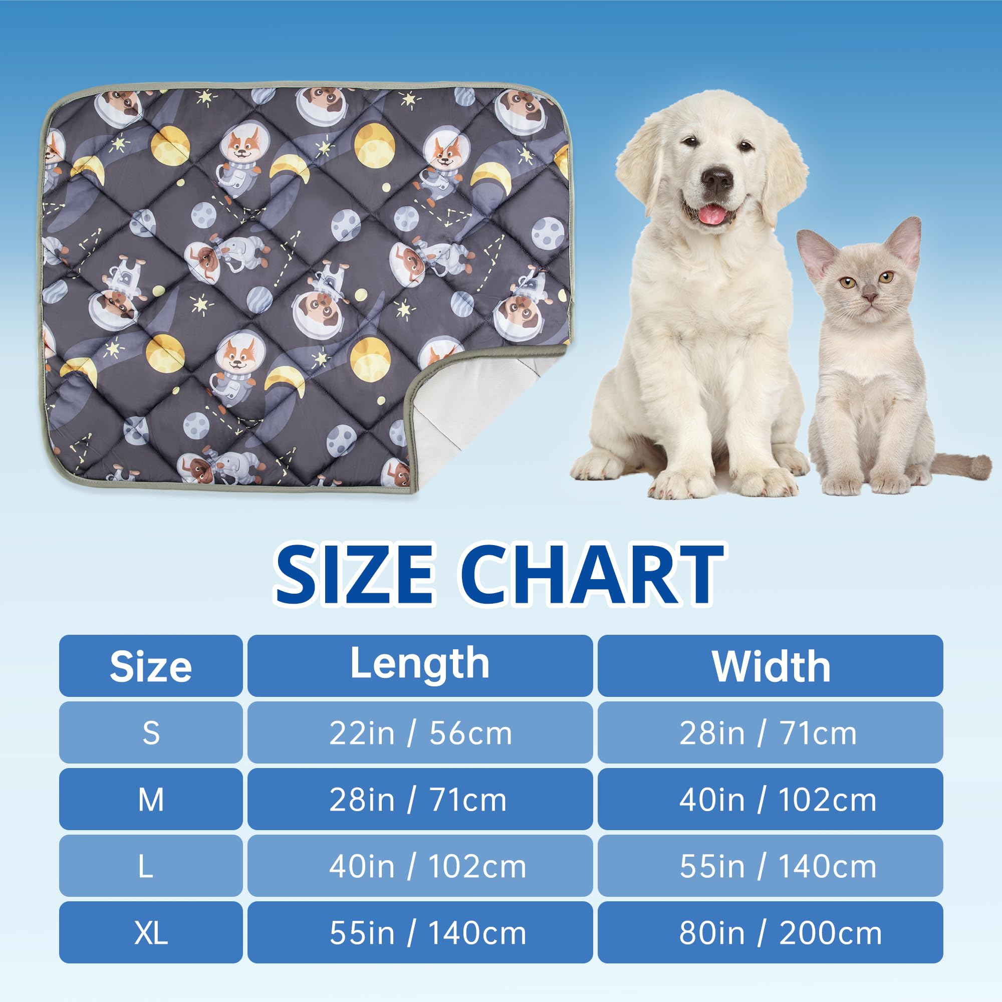 Paw Legend Dog Cooling Mat - Lightweight Ice Silk Pet Pad For Kennels, Beds, & Crates, Machine Washable - View #4
