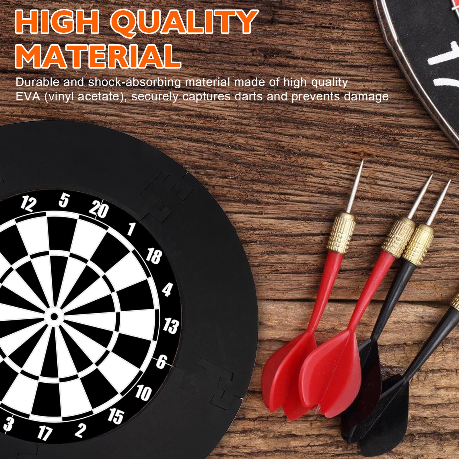 WINMAU PDC - Anello protettivo per bersaglio per freccette, resistente, protezione da parete per bersagli per freccette, accessori professionali per freccette
