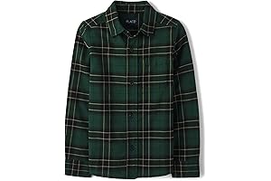 Plaid Button-Down Shirts for Girls