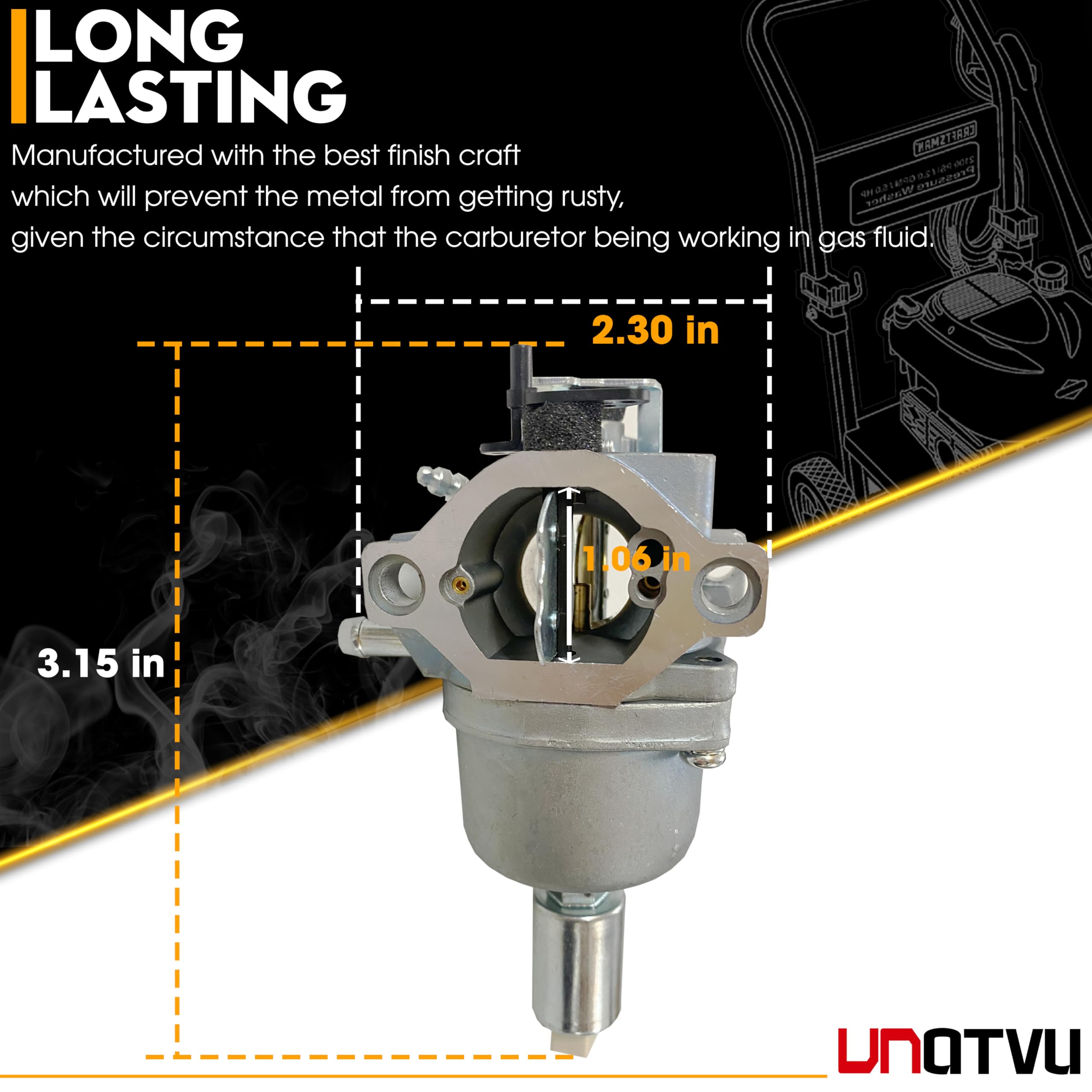 13WM77KS011 Carburateur Pour Troy Bilt 13WM77KS011