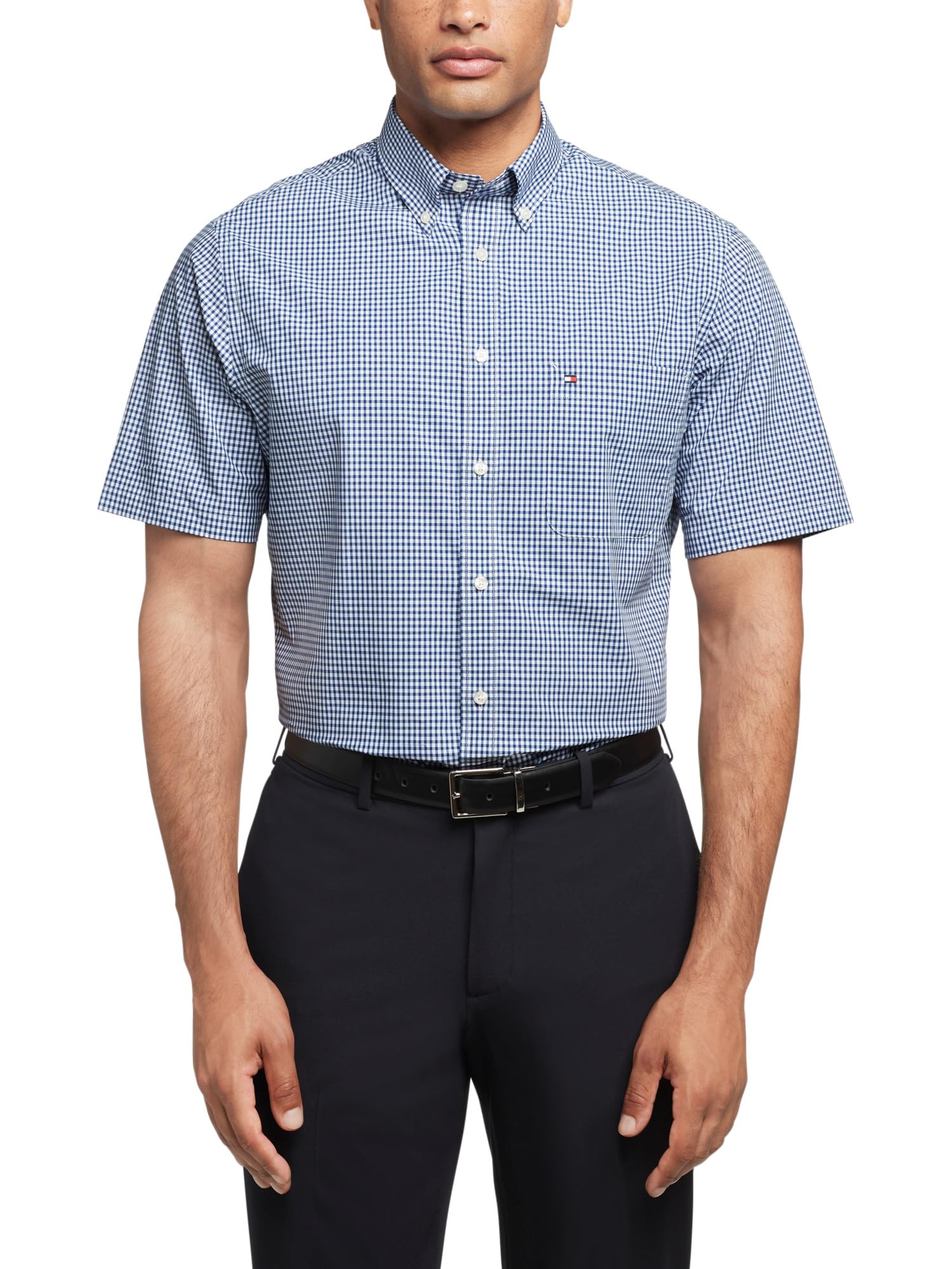Adaptive Men's Short Sleeve Button-Down Shirt