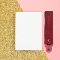 Vista 8 de NUOBESTY Funda de piel de vaca genuina para bolígrafo, con botón a presión para bolígrafos estilográfica, compacta, 6.61 x 1.57 x 0.59 pulgadas